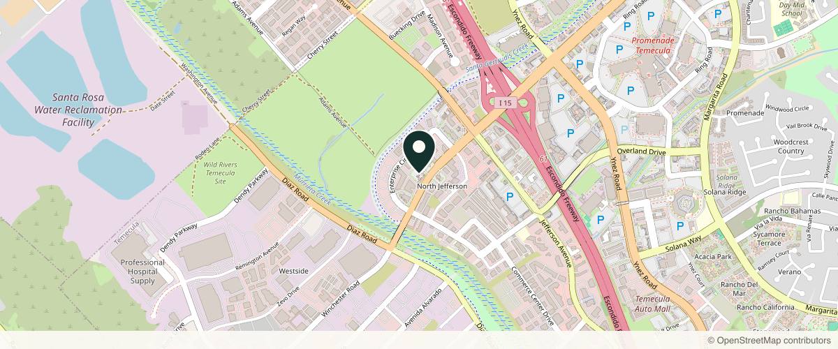 Map showing the exact location of Temecula Hormone And Aesthetics at 41715 Winchester Rd Ste 108, Temecula, CA 92590, USA