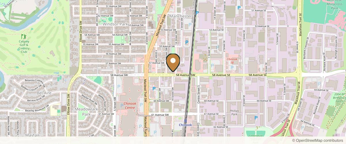 Map showing the exact location of That Master Nurse at 222 58 Ave SW Unit 530, Calgary, AB T2H 2S3, Canada