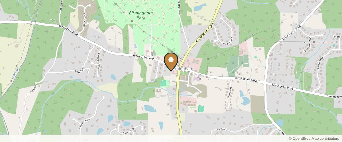 Map showing the exact location of The Beauty Barn® at 15800 Birmingham Hwy Bldg 200 Suite #221, Milton, GA 30004, USA