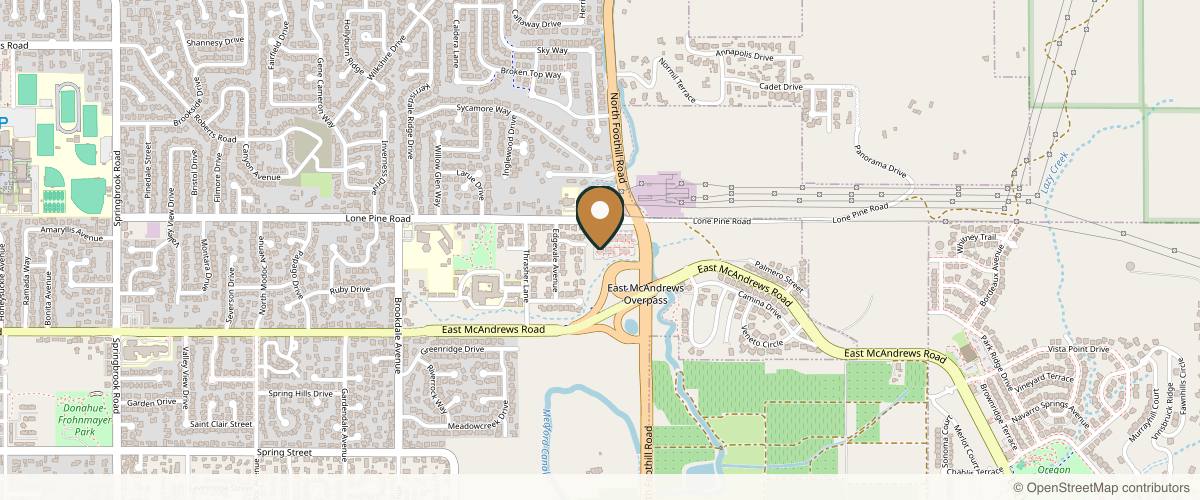 Map showing the exact location of The District Clinic at 3534 Lone Pine Rd Suite C, Medford, OR 97504, USA