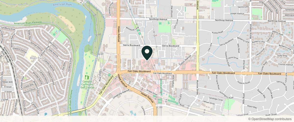 Map showing the exact location of The Esthetics Bar at 530 Pavilions Ln Ste 118, Sacramento, CA 95825, USA
