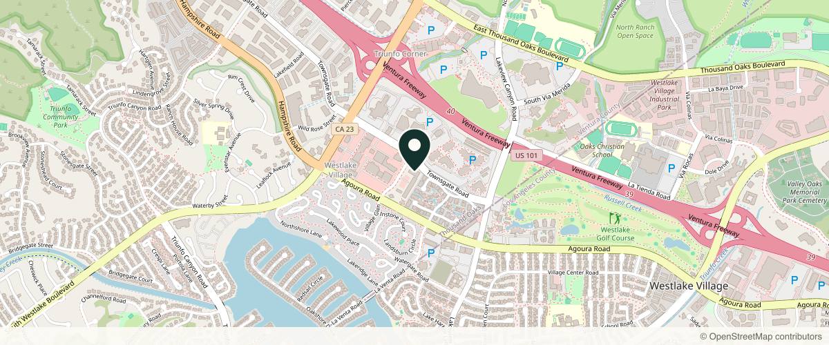 Map showing the exact location of THE FACE LAB Medspa at 2900 Townsgate Rd Ste 212, Westlake Village, CA 91361, USA