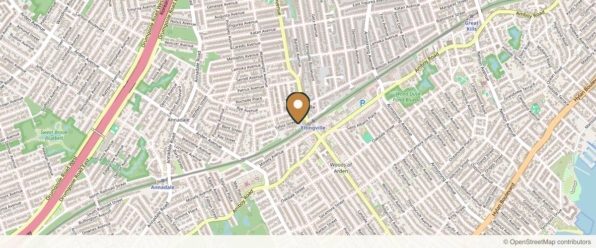 Map showing the exact location of The Formula by Nicole Frontera at 16 Sylvia St, Staten Island, NY 10312, USA