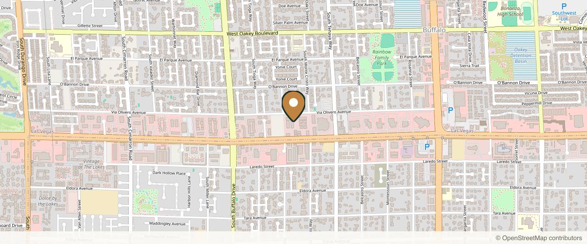 Map showing the exact location of The Look Med Spa at 7530 W Sahara Ave Ste 105, Las Vegas, NV 89117, USA