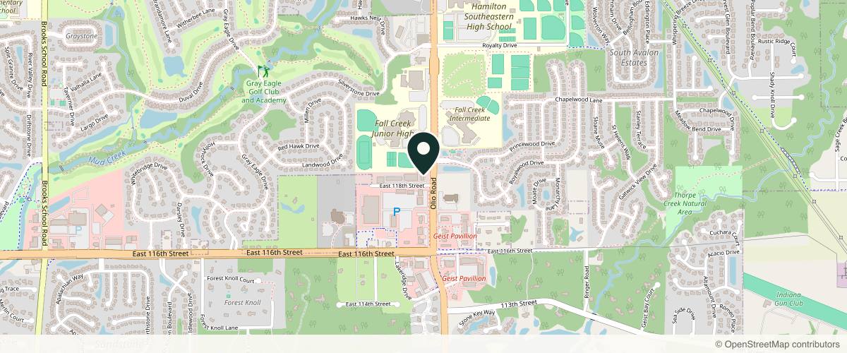 Map showing the exact location of The New You Esthetics at 11848 Olio Rd #200, Fishers, IN 46037, USA
