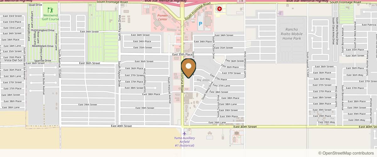 Map showing the exact location of The Regimen Club at 11593 S Fortuna Rd Ste B, Yuma, AZ 85367, USA