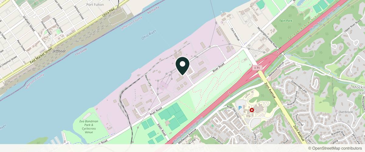 Map showing the exact location of The Skin Group - | Dermatology | Aesthetics | Mohs Surgery at 2307 River Rd #101, Louisville, KY 40206