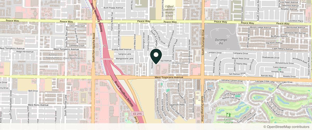 Map showing the exact location of The Skin Proper Med Spa at 8950 W Tropicana Ave Ste 2, Las Vegas, NV 89147, USA