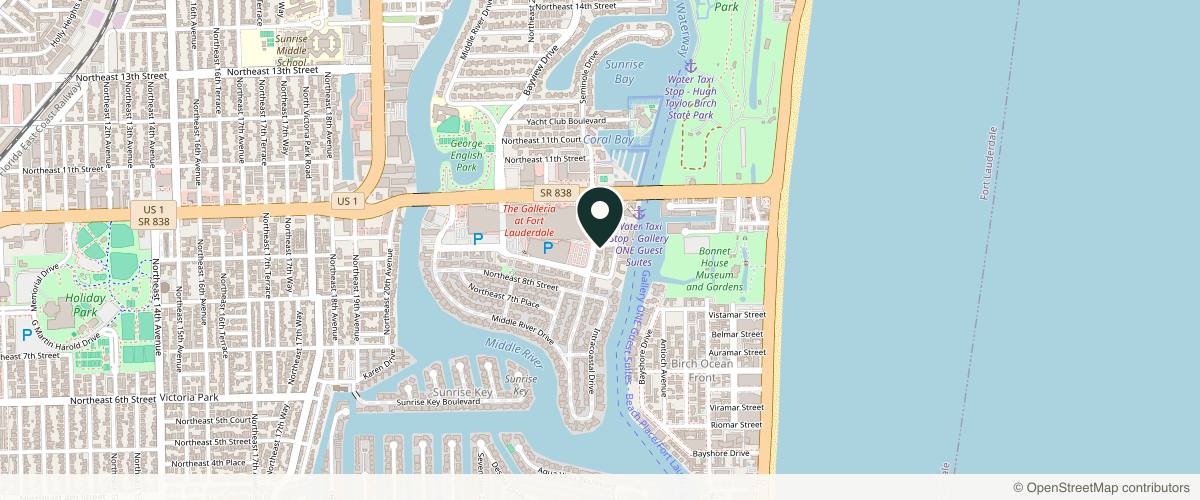 Map showing the exact location of The TOX Lady Medical Spa at 918 NE 26th Ave, Fort Lauderdale, FL 33304, USA