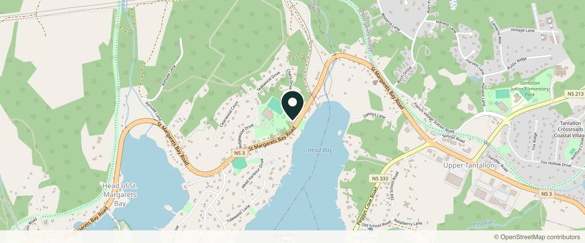 Map showing the exact location of Tides Medical Aesthetics at 5587 St Margarets Bay Rd, Head Of St Margarets Bay, NS B3Z 2H8, Canada