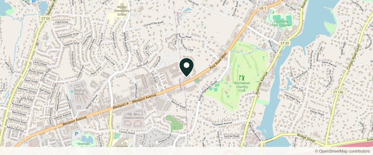 Map showing the exact location of Top Aesthetics Laser at 420 Post Rd W 2nd Floor, Westport, CT 06880, USA