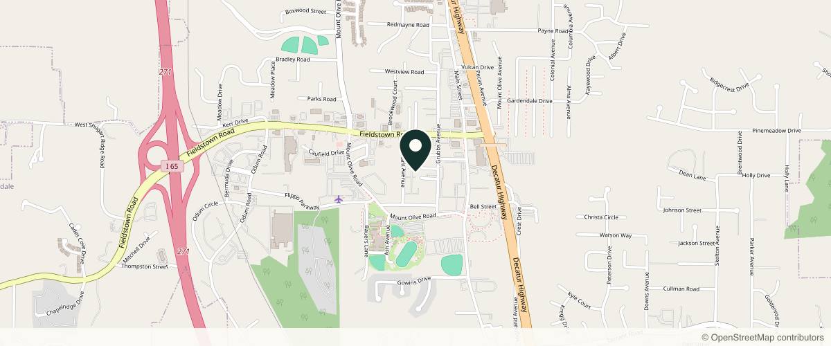 Map showing the exact location of Total Dermatology- Gardendale at 931 Sharit Ave, Gardendale, AL 35071