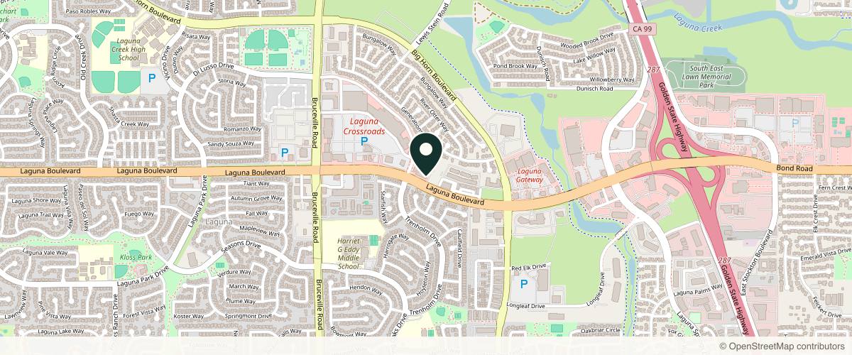 Map showing the exact location of Total Sculpting at 7811 Laguna Blvd #170, Elk Grove, CA 95758, USA