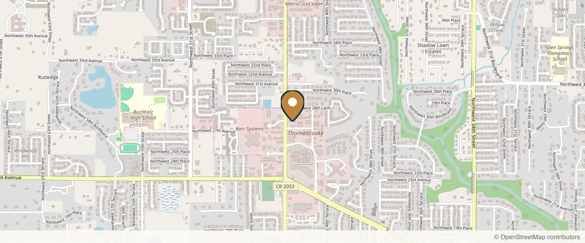 Map showing the exact location of Tracey Botha MD - Mooi Medical Spa & Laser Center at 2727 NW 43rd St Bldg A Unit 1, Gainesville, FL 32606, USA