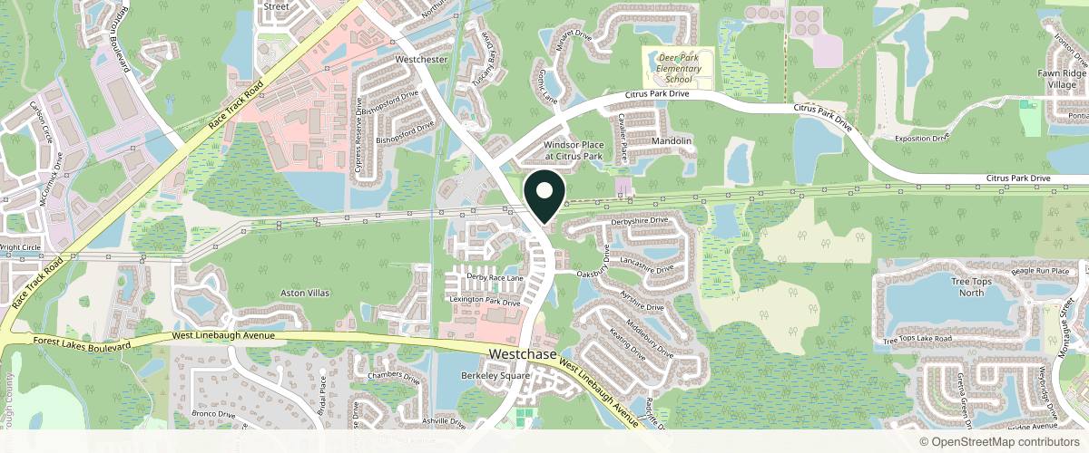 Map showing the exact location of Tre Medspa at 11013 Countryway Blvd, Tampa, FL 33626, USA