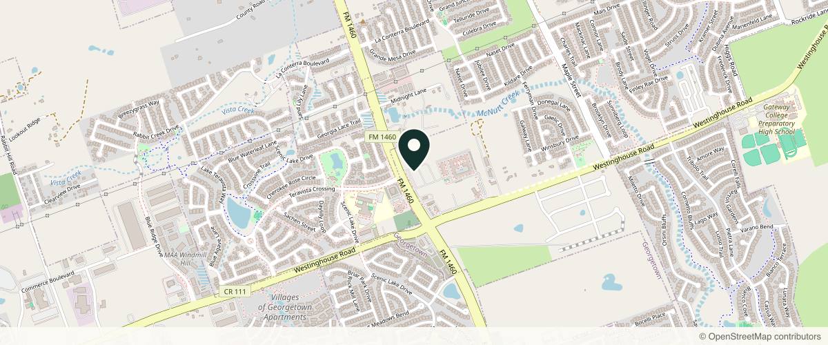 Map showing the exact location of Truly Lifted MedSpa at 2951 FM1460 #204, Georgetown, TX 78626, USA