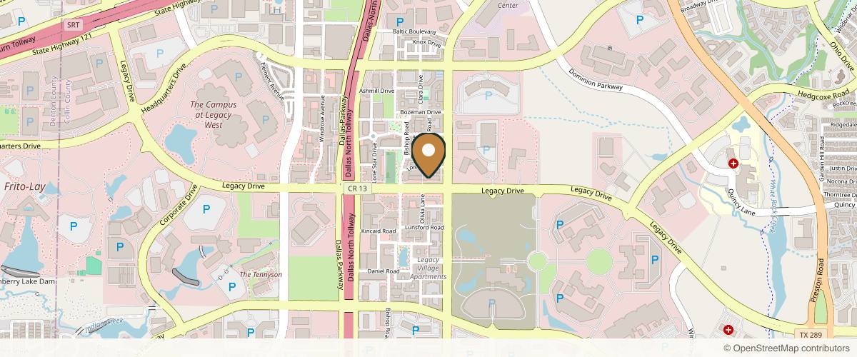 Map showing the exact location of U Med Spa at 5717 Legacy Dr Ste 170, Plano, TX 75024, USA