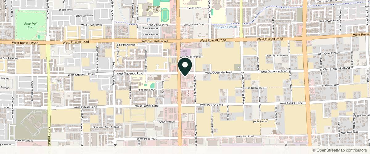Map showing the exact location of Unicorn Medical Weight Loss & Medi Spa at 5920 S Rainbow Blvd #3, Las Vegas, NV 89118, USA