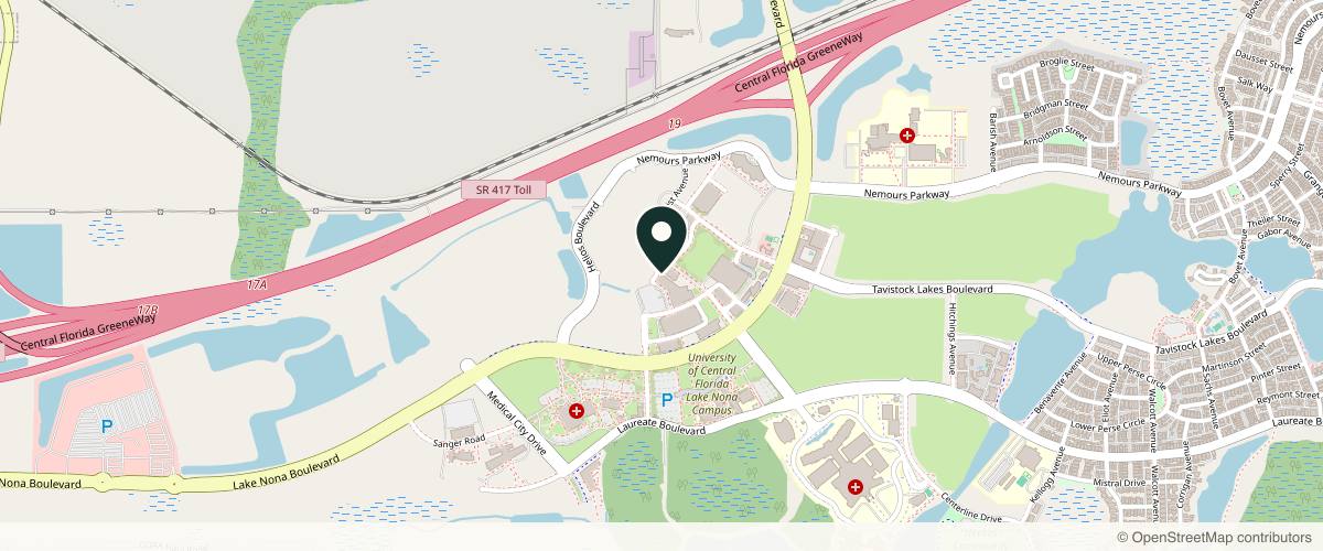 Map showing the exact location of UPGRADE LABS at 6424 Alexandra Louise Dr Ste 130, Orlando, FL 32827