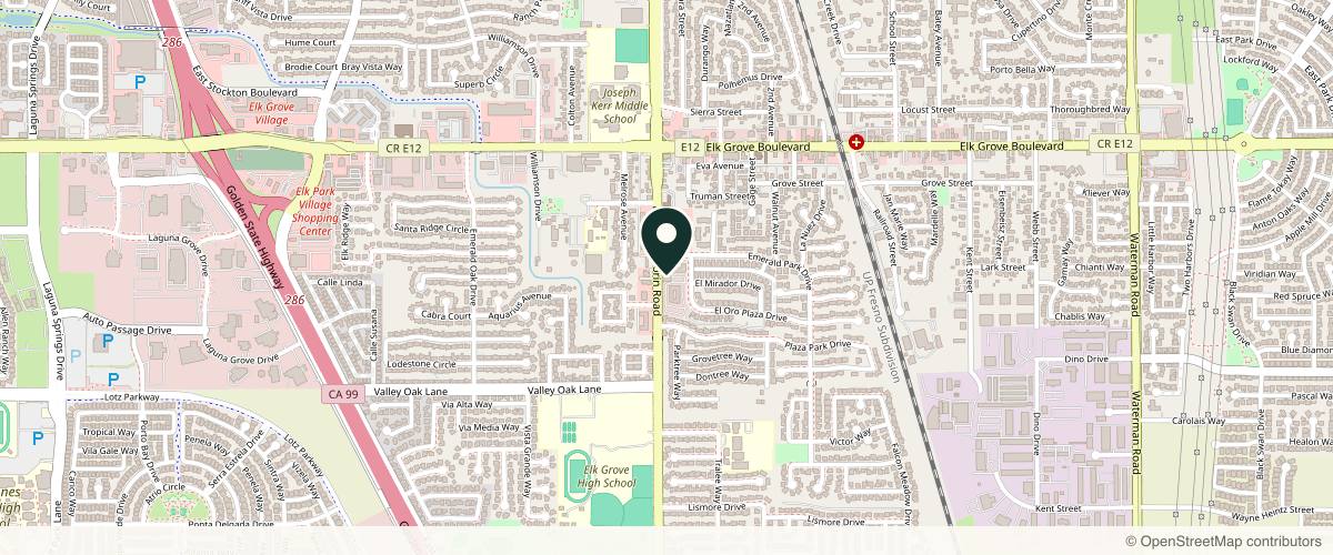 Map showing the exact location of Urban Medical Aesthetics Beauty Bar (Laser Medspa) at 9717 Elk Grove Florin Rd Ste d, Elk Grove, CA 95624, USA