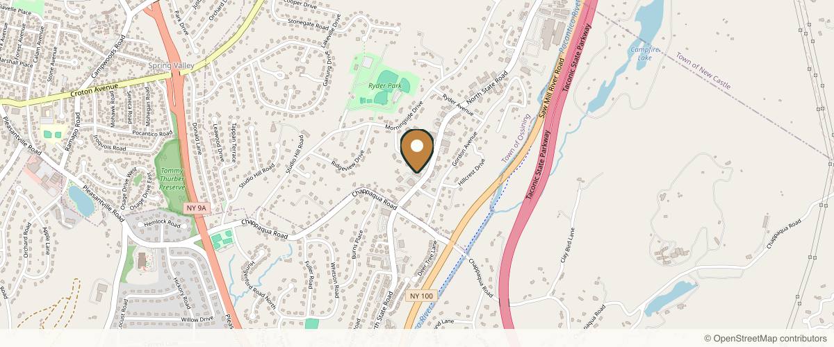 Map showing the exact location of V2 Medspa at 515 N State Rd, Briarcliff Manor, NY 10510, USA