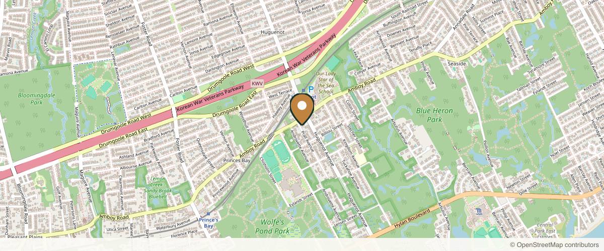 Map showing the exact location of Vela Aesthetics at 21 Prall Ave, Staten Island, NY 10312, USA