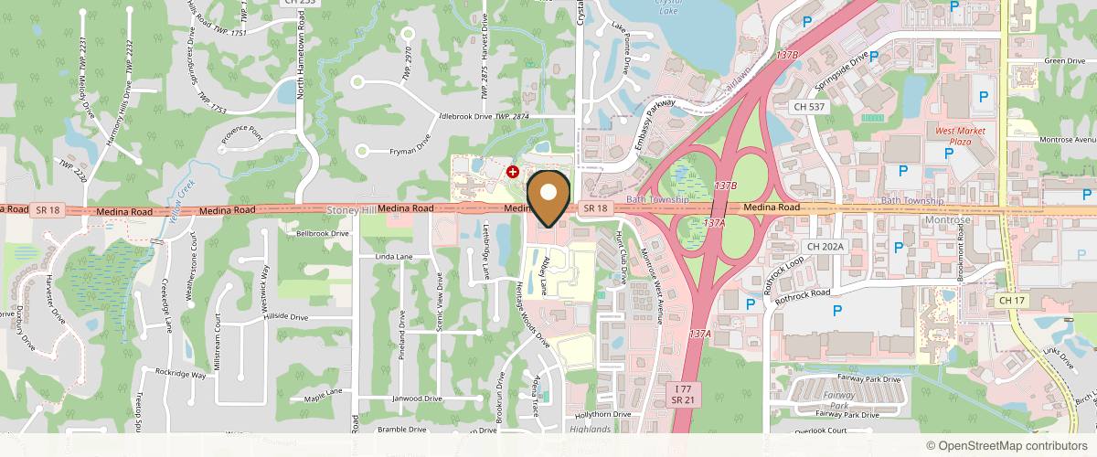 Map showing the exact location of VIO Med Spa | Fairlawn at 4161 Heritage Center Dr, Copley, OH 44321, USA