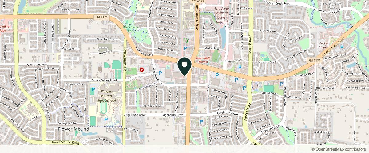 Map showing the exact location of VIO Med Spa | Flower Mound at 2701 Cross Timbers Rd #224, Flower Mound, TX 75028, USA