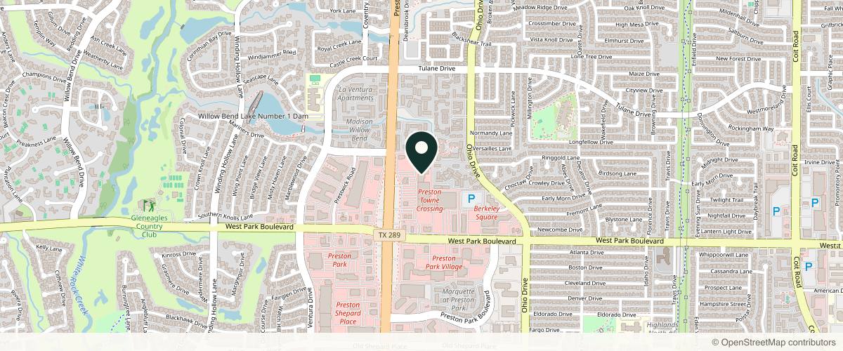 Map showing the exact location of VIO Med Spa | Plano at 2412 Preston Rd #160, Plano, TX 75093, USA