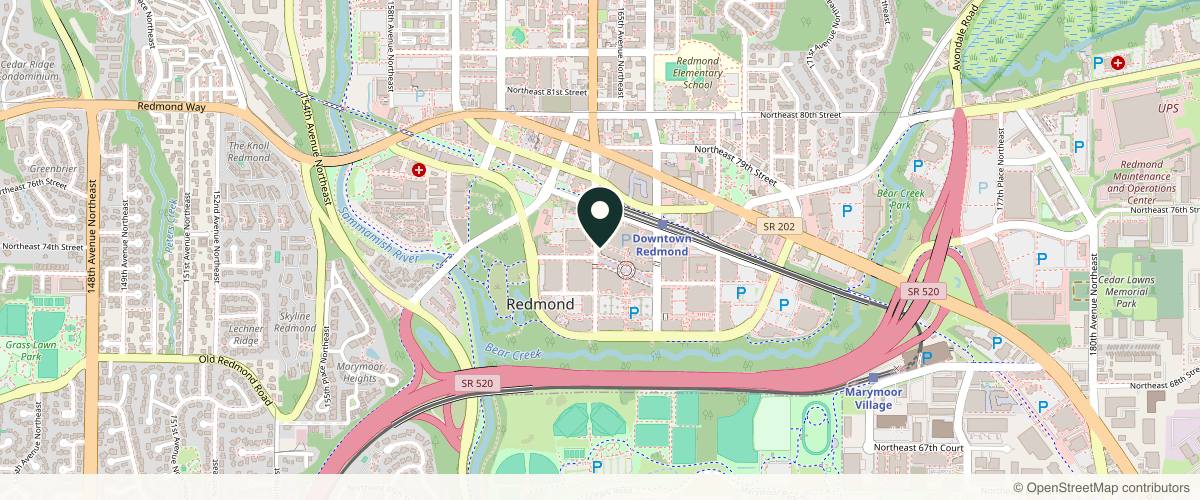 Map showing the exact location of VIO Med Spa | Redmond at 7430 164th Ave NE Ste B101, Redmond, WA 98052, USA