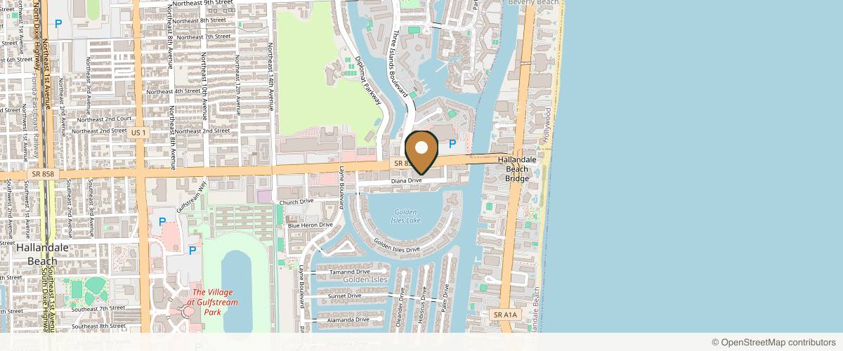 Map showing the exact location of VIP Aesthetic Center Best Med Spa for Botox & Fillers at 2500 E Hallandale Beach Blvd Ste 209, Hallandale Beach, FL 33009, USA