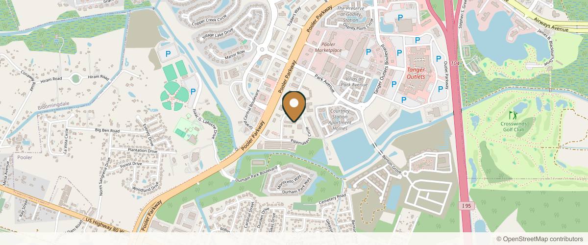 Map showing the exact location of Vitali Medspa at 130 Canal St #403, Pooler, GA 31322, USA