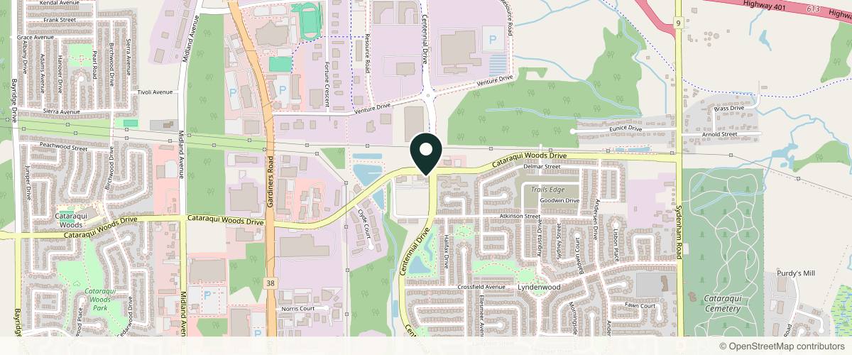 Map showing the exact location of Vitalis Health & Aesthetics at 497 Cataraqui Woods Dr #2, Kingston, ON K7P 0V3, Canada
