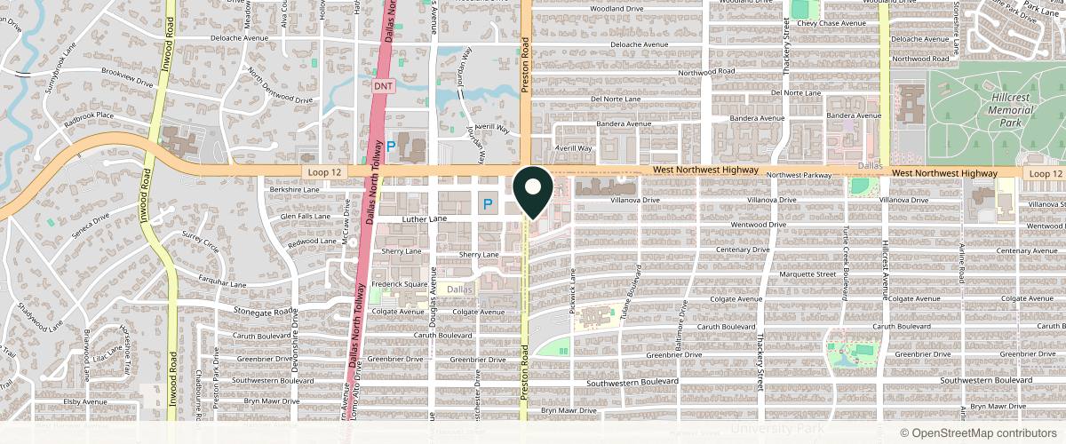 Map showing the exact location of Viva Day Spa + Med Spa | Dallas at 8300 Preston Rd #250, Dallas, TX 75225, USA