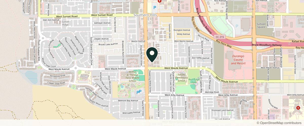 Map showing the exact location of Vivara Med Spa & Clinic at 6870 S Fort Apache Rd Ste 106 106, Las Vegas, NV 89148, USA