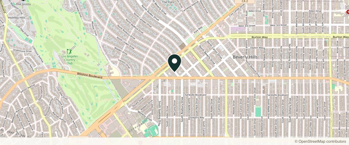 Map showing the exact location of VS Med Spas at 435 N Roxbury Dr #402, Beverly Hills, CA 90210, USA