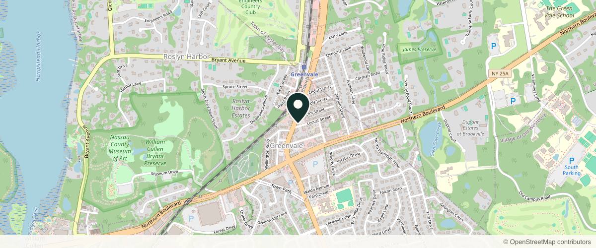 Map showing the exact location of Walk-in Dermatology - Greenvale at 50 Glen Cove Rd, Greenvale, NY 11548