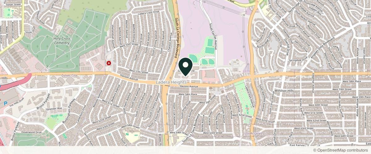 Map showing the exact location of Wallace Skin and Body Institute - Paul Wallace MD at 5120 Goldleaf Cir #20, Los Angeles, CA 90056