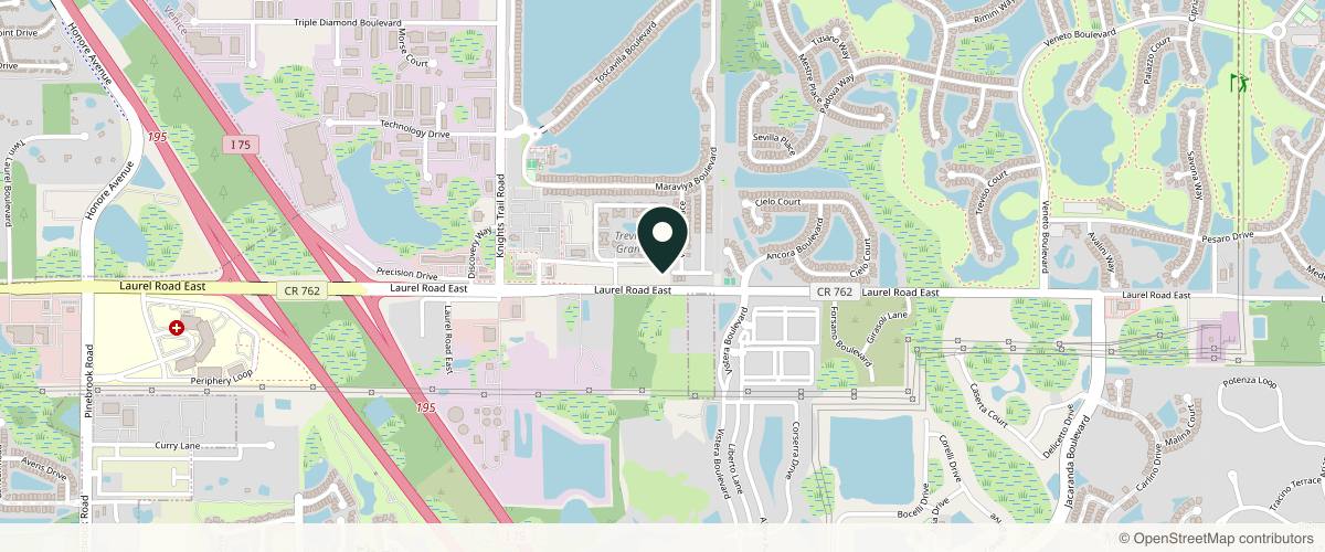 Map showing the exact location of WassermanUlitsky Dermatology at 409 Serano Way Unit 101, Nokomis, FL 34275