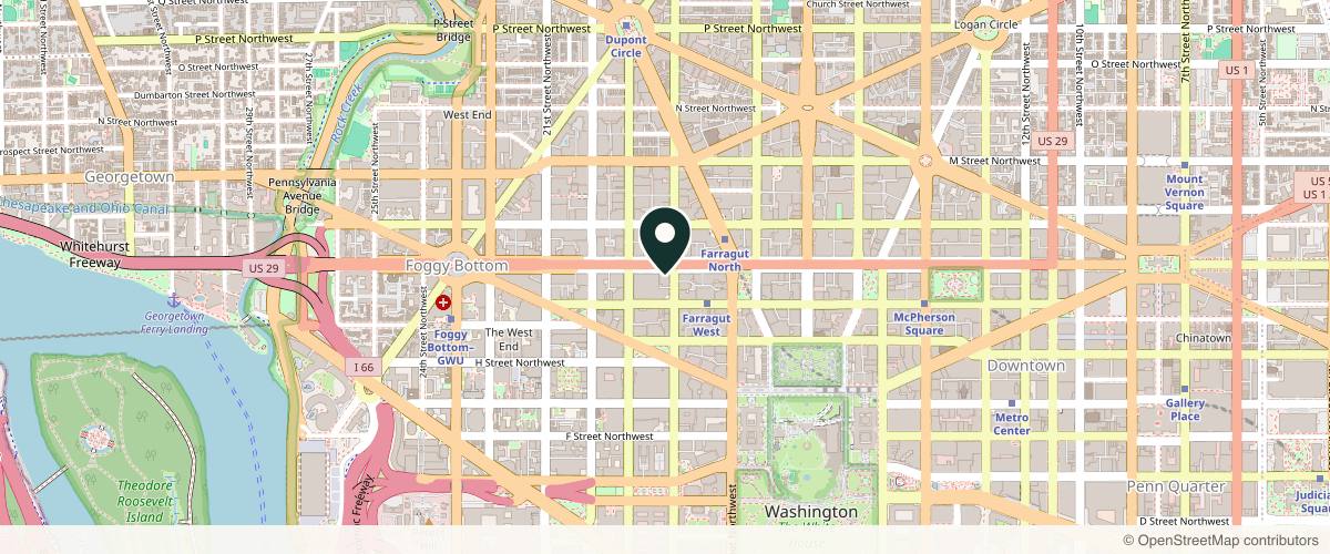 Map showing the exact location of Weight Loss and Vitality at 1800 K St NW Front 100, Washington, DC 20006, USA