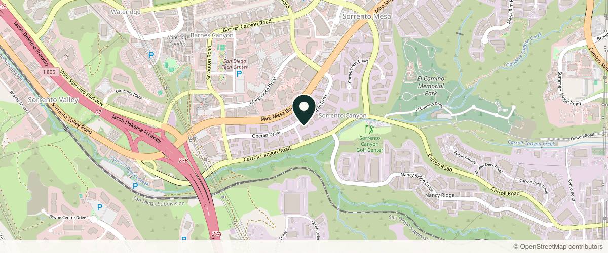 Map showing the exact location of WellCulture MedSpa at 5703 Oberlin Dr #301, San Diego, CA 92121, USA