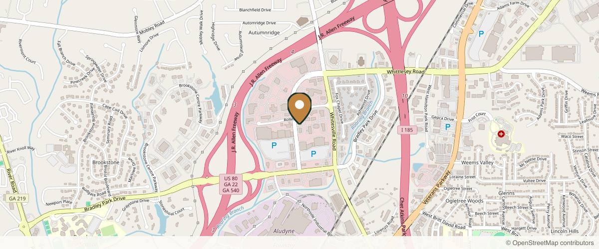 Map showing the exact location of Wellness & Beyond Medispa at 1648 Whittlesey Rd #400, Columbus, GA 31904, USA