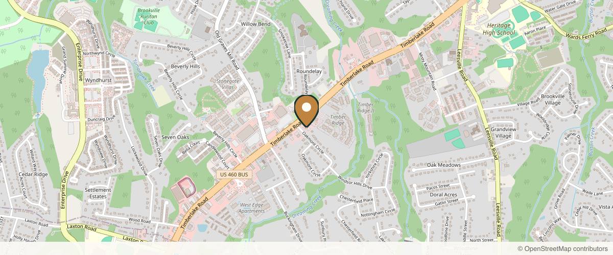 Map showing the exact location of Widmeyer Optimal Wellness: Hormones, Veins, Hemorrhoids, & Weight Loss at 7626 Timberlake Rd, Lynchburg, VA 24502, USA