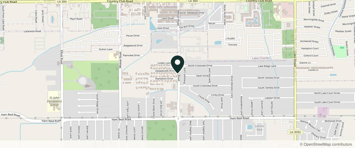 Map showing the exact location of Williamson Cosmetic Center & Perenack Aesthetic Surgery (formerly Renaitre) at 5400 Nelson Rd #600, Lake Charles, LA 70605, USA