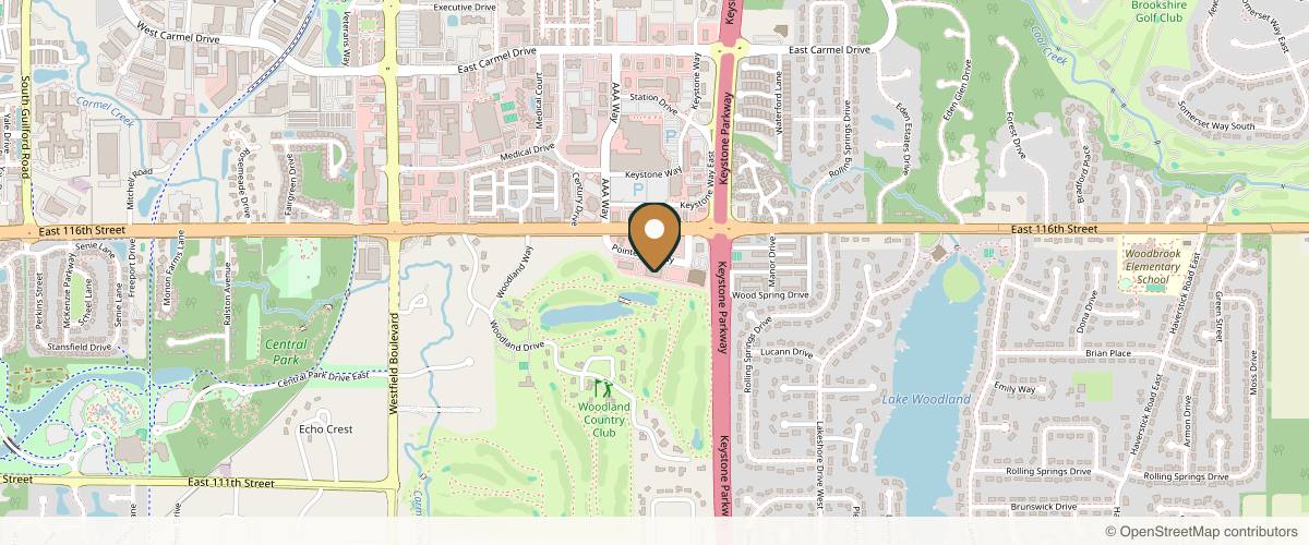 Map showing the exact location of Wise Aesthetics at 2325 Pointe Pkwy Suite #110, Carmel, IN 46032, USA
