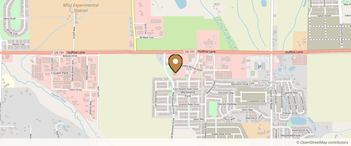 Map showing the exact location of Wolpoe Facial Plastic Surgery at 288 W Haley Springs Rd #2A, Bozeman, MT 59718, USA