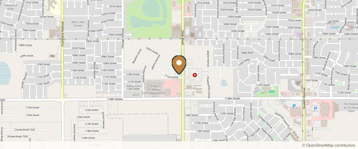 Map showing the exact location of Woodhouse Spa - Lubbock at 11010 Slide Rd Ste 400, Lubbock, TX 79424, USA