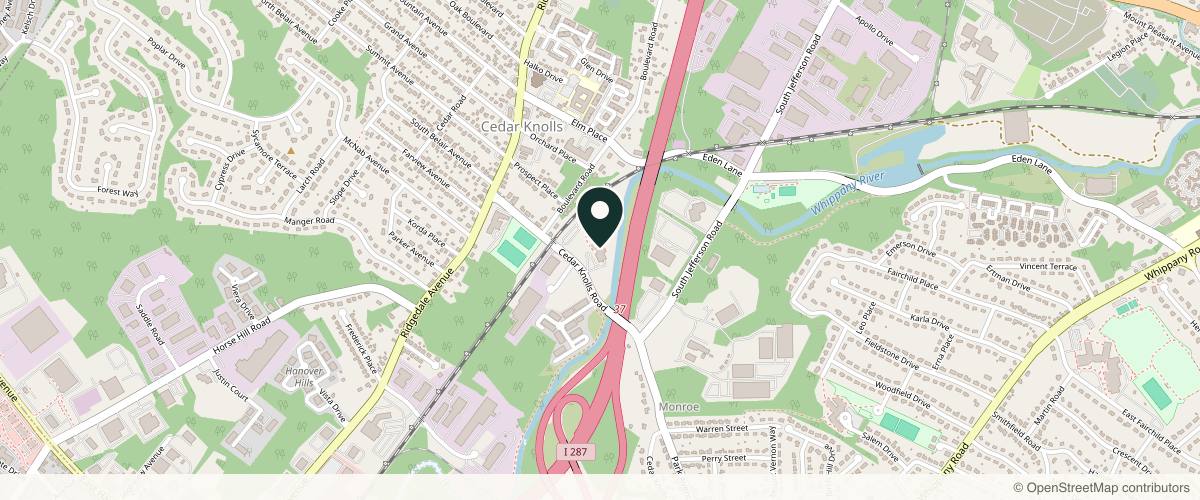 Map showing the exact location of YMK Aesthetics at 240 Cedar Knolls Rd #100, Cedar Knolls, NJ 07927, USA