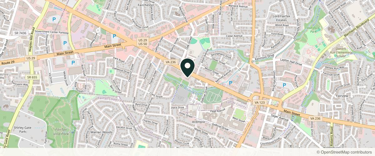 Map showing the exact location of You Are Beautiful Aesthetic Institute by Jae Kim, MD at 10721 Main St Ste 3000, Fairfax, VA 22030, USA