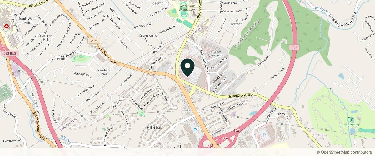 Map showing the exact location of Your Best Life MD at 1919 Springwood Rd, York, PA 17403, USA